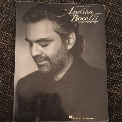 Andrea Bocelli Song Album Piano Sheet Music Guitar Chords Lyrics Book Noten buch