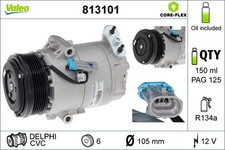 Kompressor Klimaanlage VALEO CORE-FLEX 813101 12V für A04 ZAFIRA OPEL ASTRA GTC