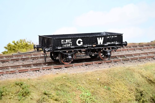 Bausatz gebaut Spur O 7mm GWR PT Way Wagon 10T GW schwarz Nr.14567 - ohne OVP | Condition: Used