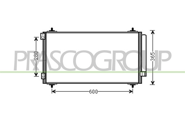 Prasco Kondensator, Klimaanlage U.A. FüR CitroËN, Fiat, Lancia, Peugeot-image