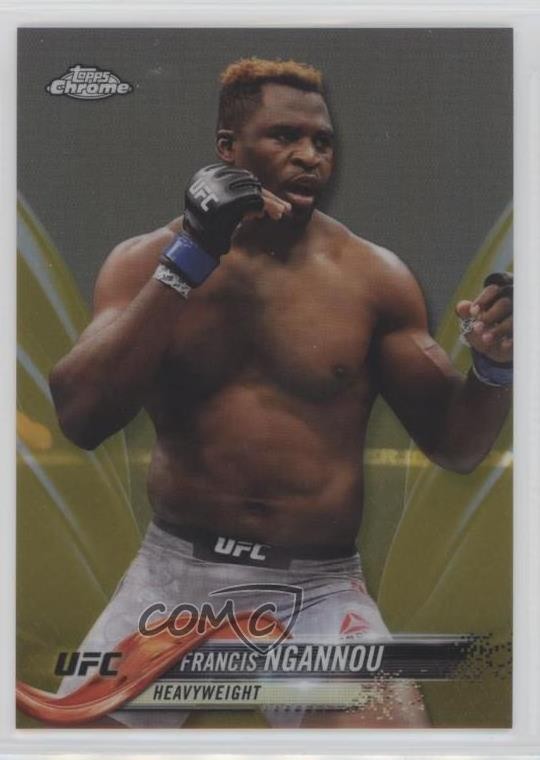 2018 Topps Chrome UFC Gold Refractor /50 Francis Ngannou #32