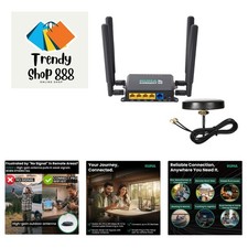 Connect PRO 4G LTE RV WiFi Kit with High-Gain Outdoor Antenna  Boosts Weak C...