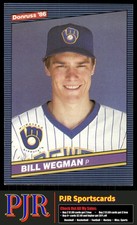 Bill Wegman 1986 Donruss #490 Milwaukee Brewers Rookie