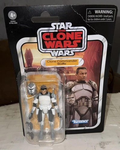 Star Wars Vintage Collection Clone Commander Wolffe 3.75in Hasbro New Carded