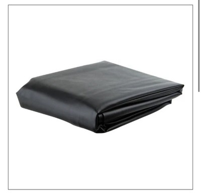 Heavy Duty Waterproof Leatherette Billiard Cover for 8FT Pool Tables in Black