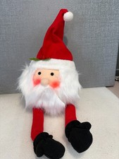 Rosy SANTA CLAUS  Tree Topper Hugging Christmas Holiday Decoration HAT RED