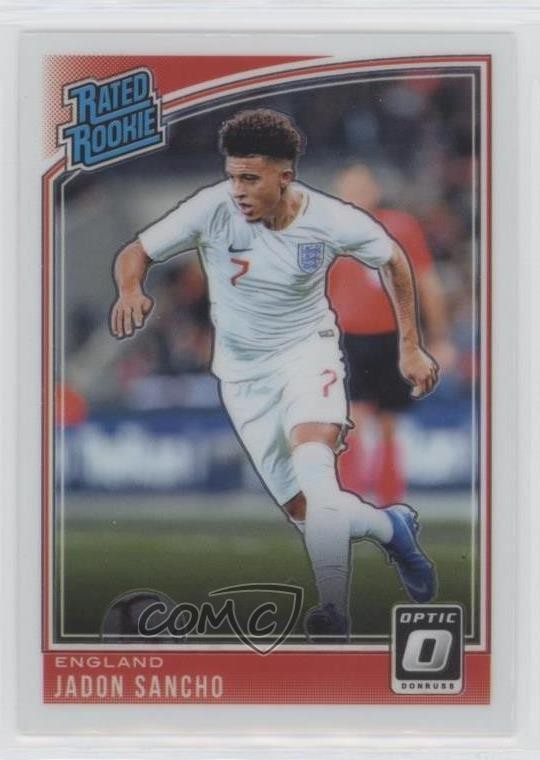 2018-19 Panini Donruss Rated Rookie Optic Jadon Sancho #189 Rookie RC 0w4c