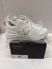 Vionic Walk Strider Women's Shoes White Mesh Sz 8.5
