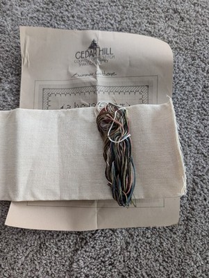 Cedar Hill ''Summer Cottage''  Cross Stitch Kit - Chart, Floss Fabric