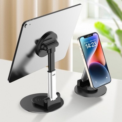 Tabletop Mobile Phone Stand Portable Desktop Holder 360 Degree Rotating