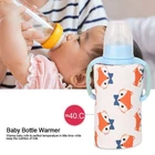 (Fox)Baby Bottle Warmer Cover USB Safely Cotton Baby Bottle Warmer 4 Types