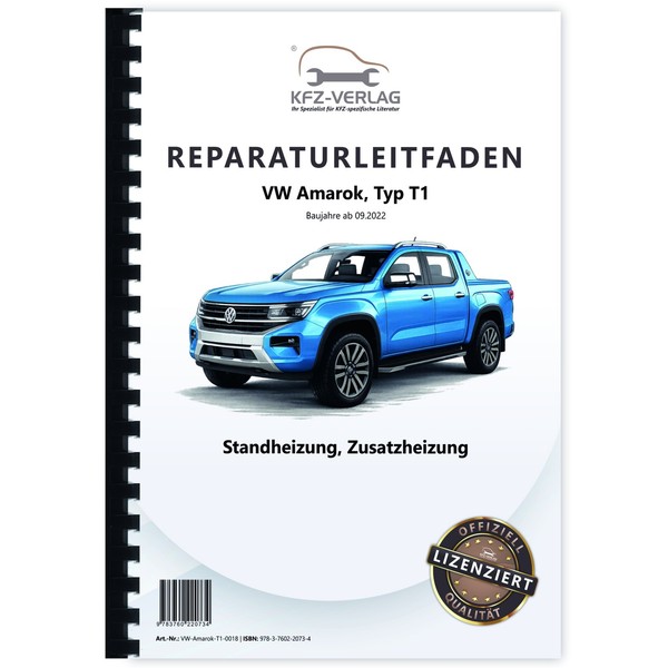 Vw Amarok Typ T1 Ab 2022 Standheizung Zusatzheizung Reparaturleitfaden-image