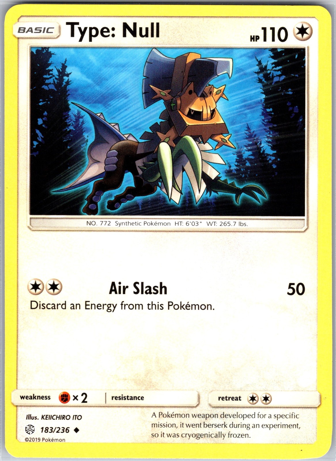 Type: Null 183/236 Uncommon Regular Card SM - Cosmic Eclipse Pokemon TCG NM