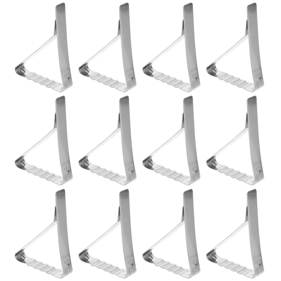 12 Pcs Attache Nappe De Table Exterieur Pinces Pour Nappes Jardin - Photo 1/4