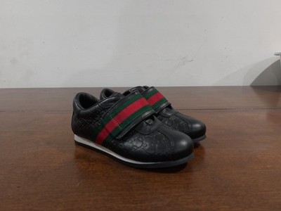 Gucci Size EU 26 Guccissima  boy Black Strap US 10 