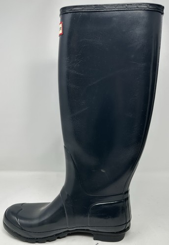 Hunter Original Tall Gloss Rain Boots Gray Women’s Size 9 US / 7 UK / 40-41 EU - Picture 5 of 10