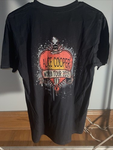 ALICE COOPER SCHOOL'S OUT FOREVER 2015 T-shirt ufficiale TOUR UOMO taglia L - Foto 4 di 4