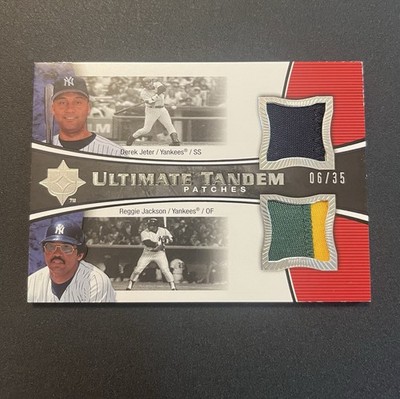 2006 Ultimate Collection #UT-JJ Tandem Patches Reggie Jackson Derek Jeter /35