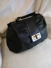 Furla Genuine Leather Shoulder Bag Navy Blue – Made in Italy