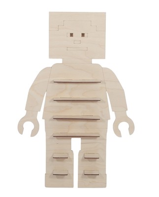 Regal Aussteller 55cm   Mine craft Figur