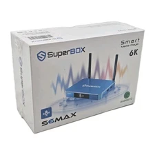 New SuperBox S6 Max Streaming TV Media Player 6K WiFi 2025 Fast Shipping
