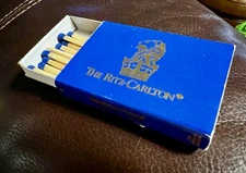 The Ritz Carlton Hotel, New York City, Full Unstruck Matchbox