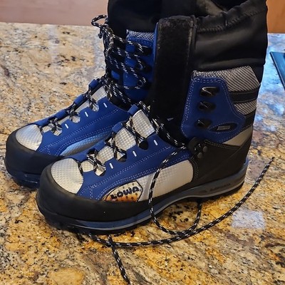 Lowa Ice Expert GTX Lady  Women's Hiking Climbing  Boots Blue Gore-Tex US 7.5