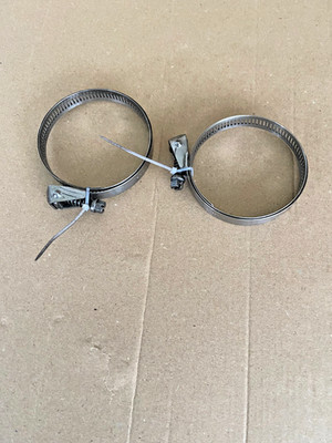2 Jolly Schnellverschluss Pol Schlauchschellen 304 Edelstahl J550-088 52mm - 152mm