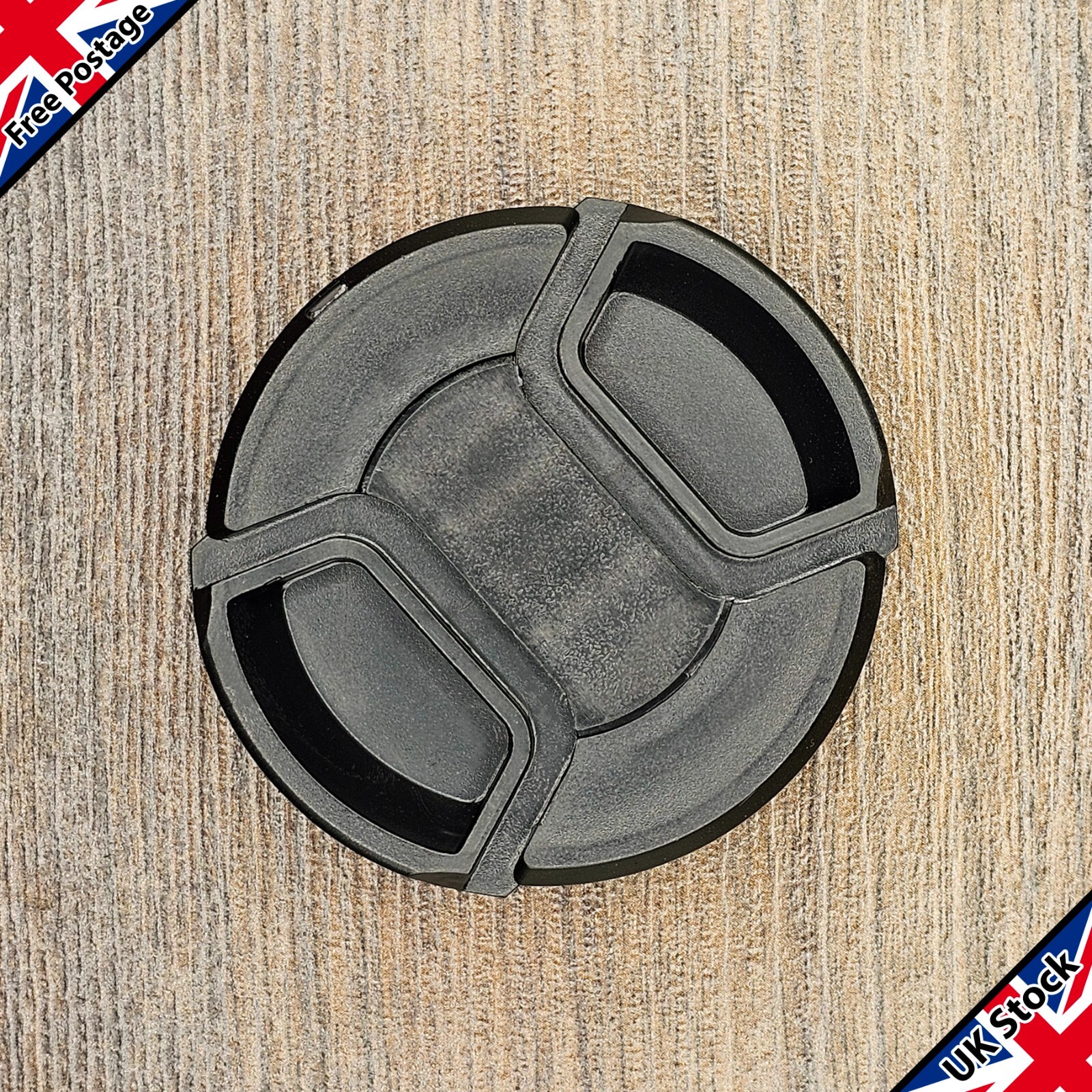 58mm Canon EF EF-S TS Camera Snap-on Front Lens Cap Cover with No Branding Logo