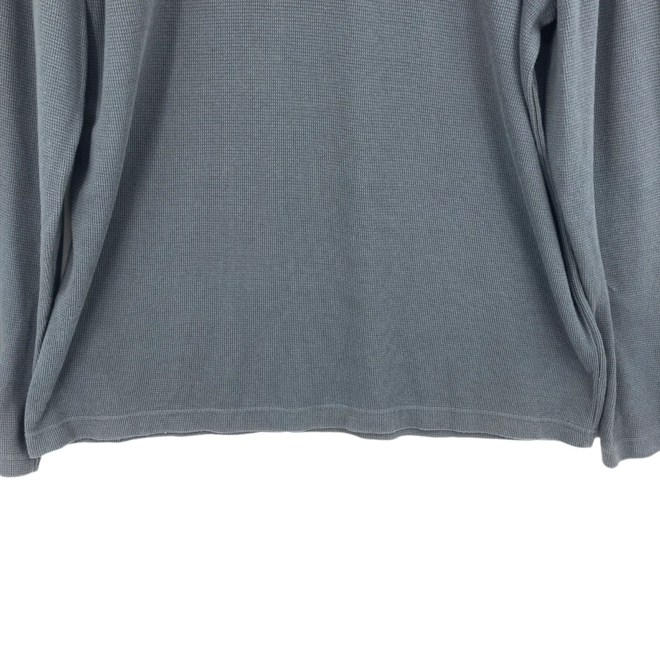 Sudadera Alfani Para Hombre Mediana 2XL Gris Algodón Manga Larga Cuarto Cremallera Pullover Foto 3 de 4
