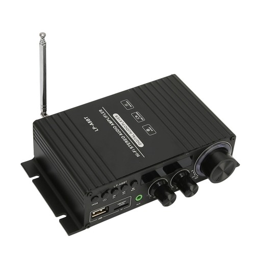 Car Audio Amplifier 2.0 Channel Auto Audio Amp LCD Backlight Display