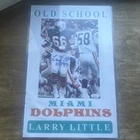 Larry Little 17x11 Signed Poster JSA