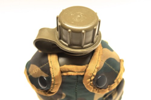 HTP 1980 US Military Heavy Duty Plastic Bottle Olive Canteen & Camouflage Pouch - Picture 6 of 8