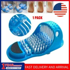 Foot Scrubber Brush Slipper Bath Shower Spa Easy Cleaner Scrub Feet Massage Wash