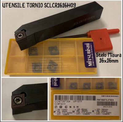 Lathe tool SCLCR1616H09+N5 inserts MITSUBISHI CCMT09T304..not SANDVIK-ISCAR