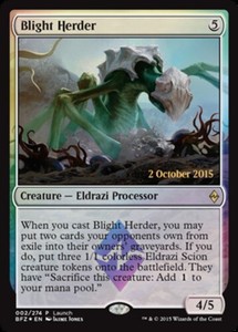 Blight Herder - Foil - Launch Promo x1 - Pre-Release Promos - NM-Mint, English -