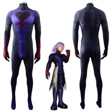 Kingdom Hearts Riku Replica Costume Cosplay Jumpsuit Adult Kid