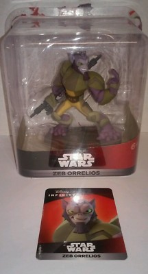 DISNEY INFINITY 3.0 ZEB ORRELIOS NEW OUT OF PACKAGING WITH WEBCODE CARD