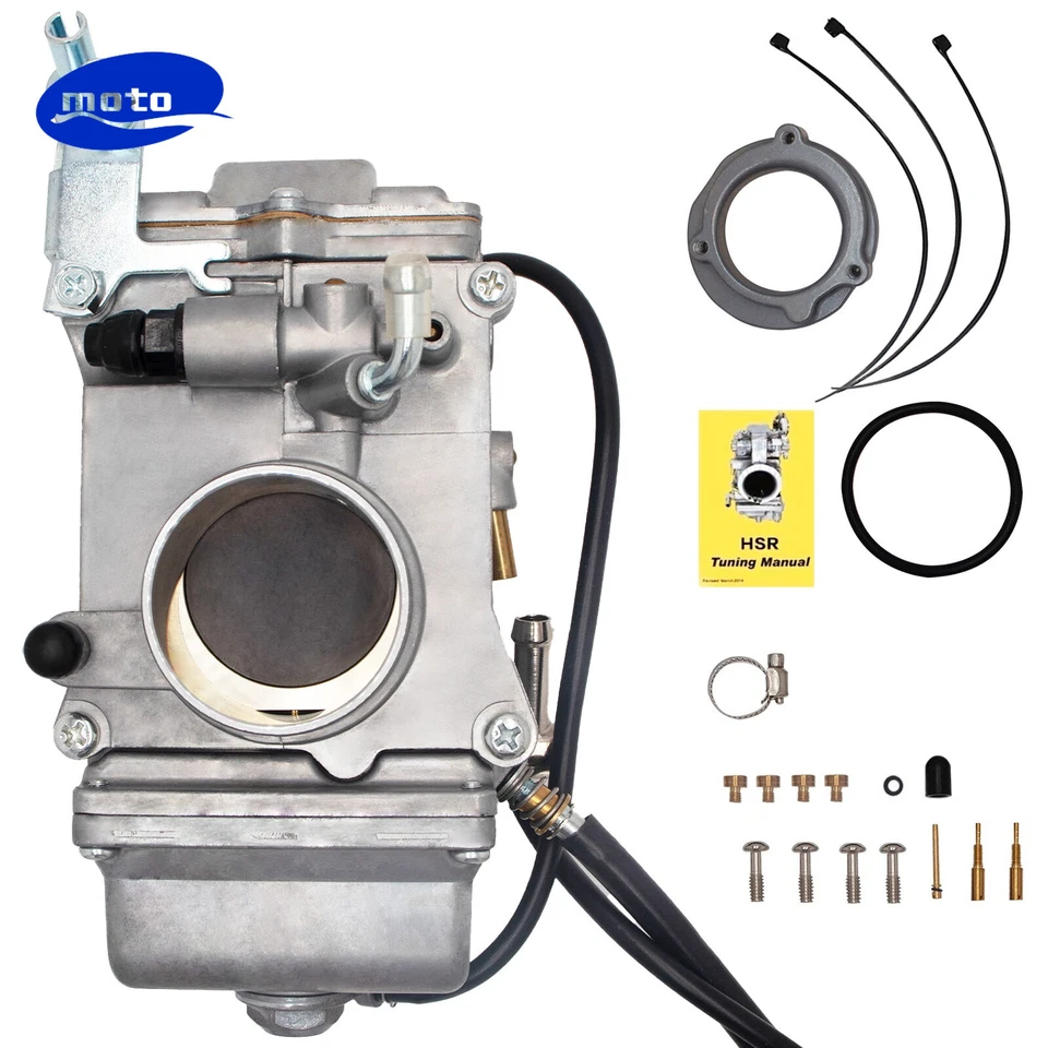 Carburador de carburador para Harley Davidson Flhr Road King 94-99 Evo Evolution doble cámara Foto 3 de 4