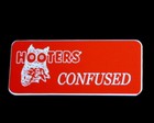 Hooters Uniform Confused Name Tag SeXy Hot Role Play Holiday Costume Extra — photo 2