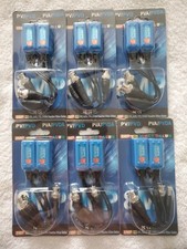 6 Pair Passive Video Balun BNC to RJ45 Adapter with Power Full HD 720P-8MP