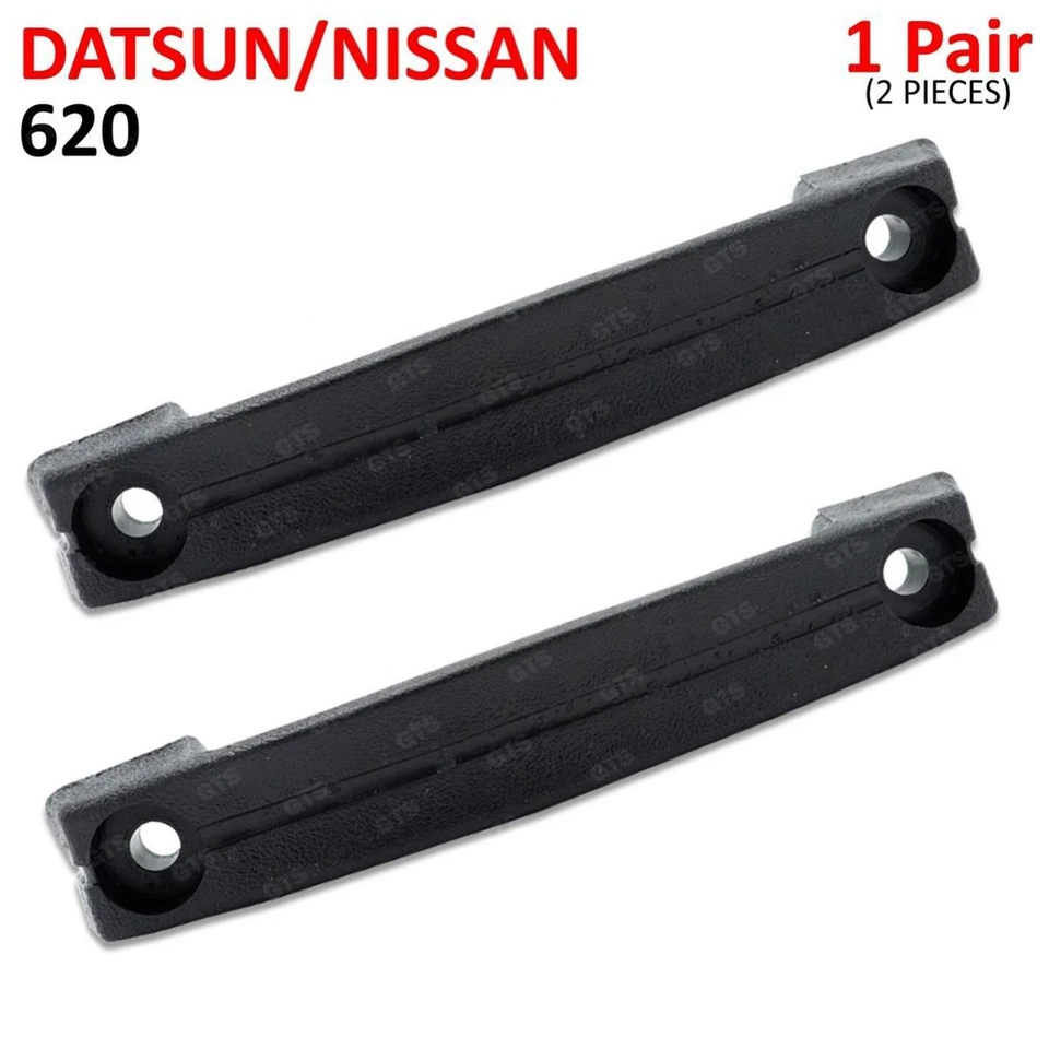 Par 14,7 Cm. Tirador de puerta interior interior negro para camioneta Datsun 620 1975 Foto 3 de 4