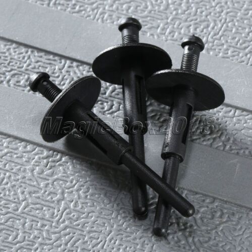 50 Plastic 6MM Hole Push Car Bumper Panel Rivet Retainer Fastener Clips For - Picture 12 of 12