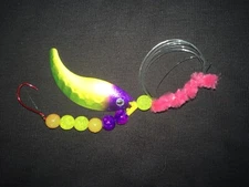 High Percentage Salmon Trolling Flies And Rigs- Night Crawler Harness