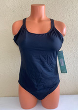 Carve Designs Womens Beacon One Piece Swimsuit Black Size Medium