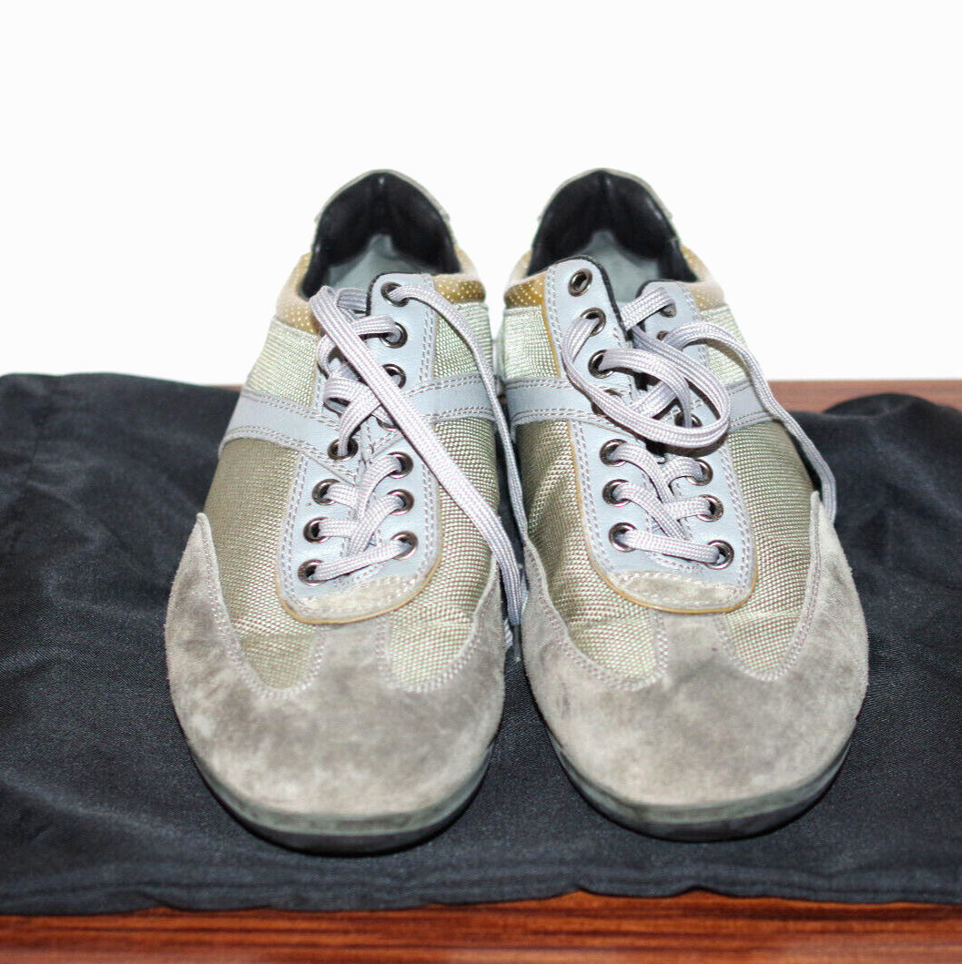 Zegna spot Gray suede fabric men display picture 3