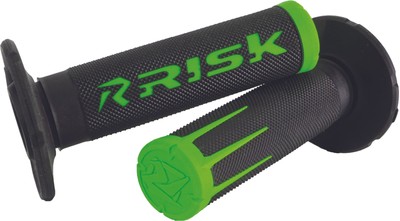 RISK RACING 2003-2007 CR85R Honda FUSION 2.0 MOTORCYCLE GRIPS GREEN 286