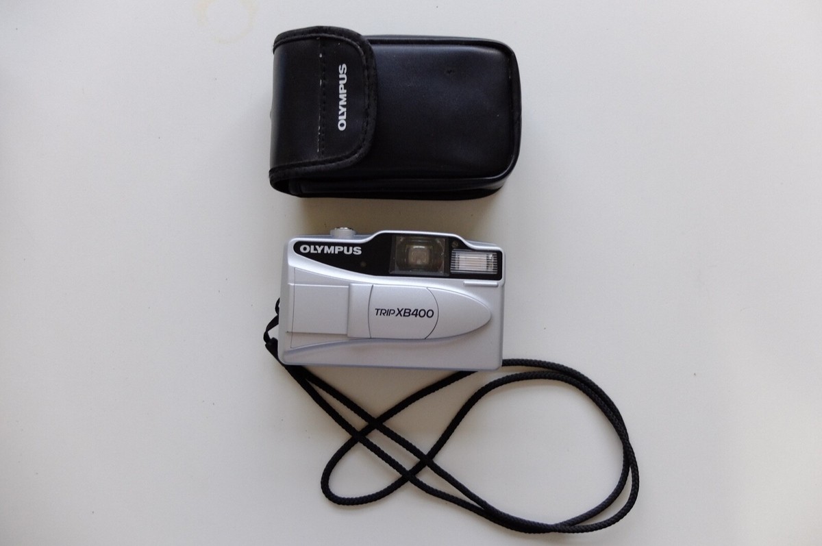 Olympus Trip XB400 28-80mm film camera silver Working