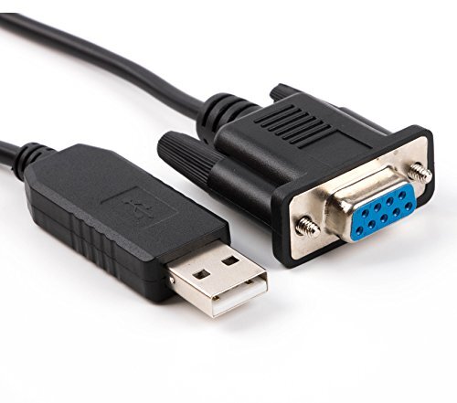 Cavo rollover null modem PL2303TA incrociato, da USB RS232 a DB9 Null (Z2q)