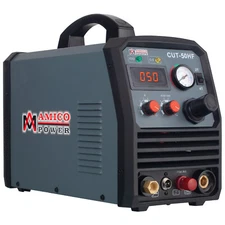 CUT-50HF, 50 Amp Plasma Cutter, Non-touch Pilot Arc, 100-250V, 3/5 in. Clean Cut